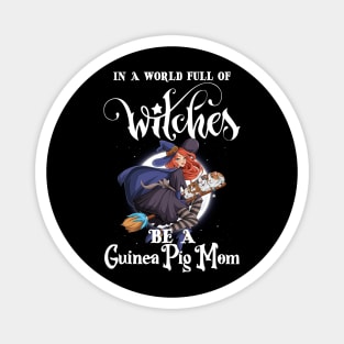 Halloween Guinea Pig Witch costume Magnet